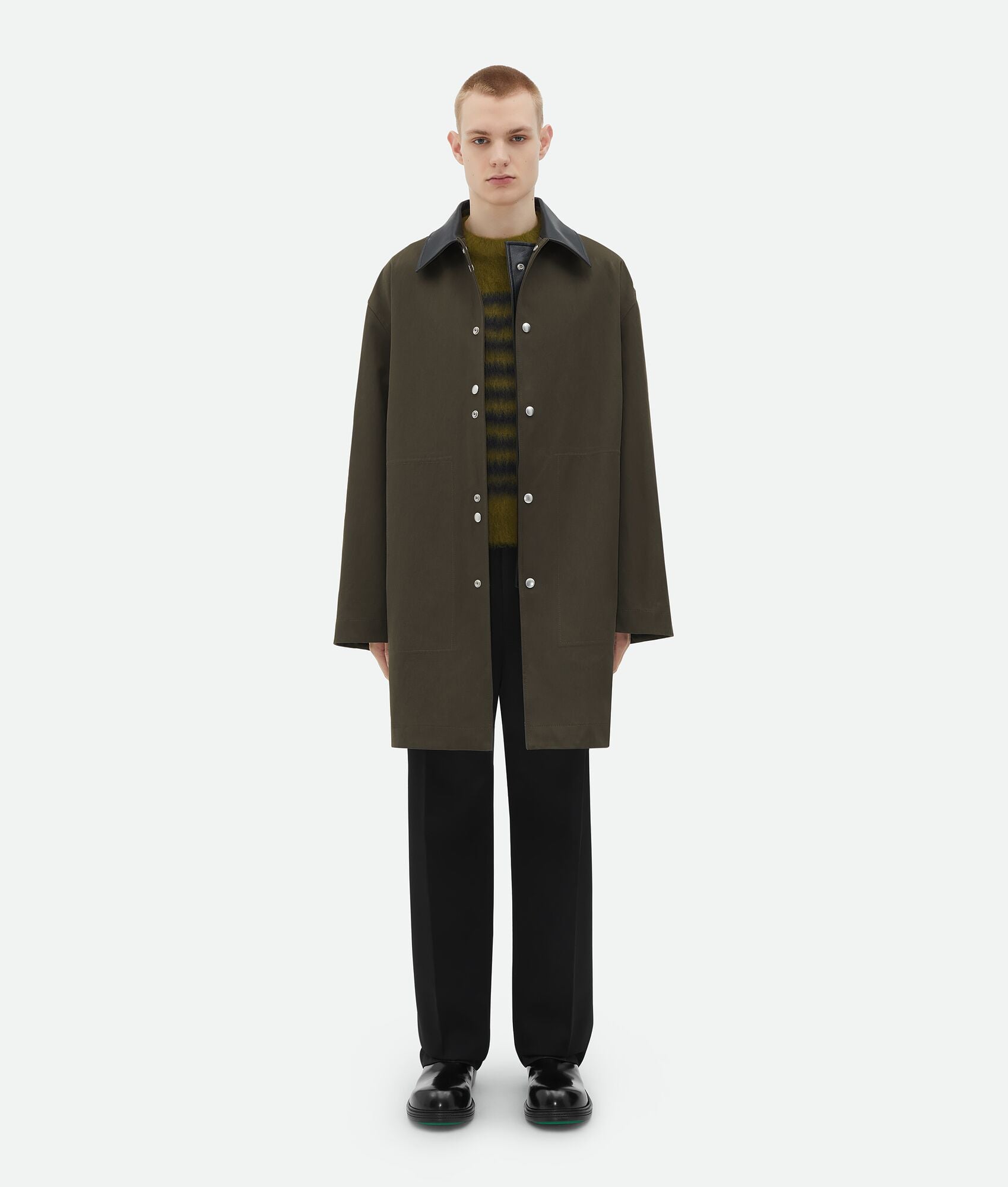 BOTTEGA VENETA Men Dense Cotton Twill Coat – Atelier New York