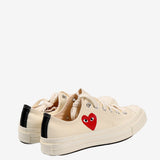 COMME DES GARCONS PLAY X CONVERSE - Chuck Taylor 70 Small Red Heart Low Top Sneakers