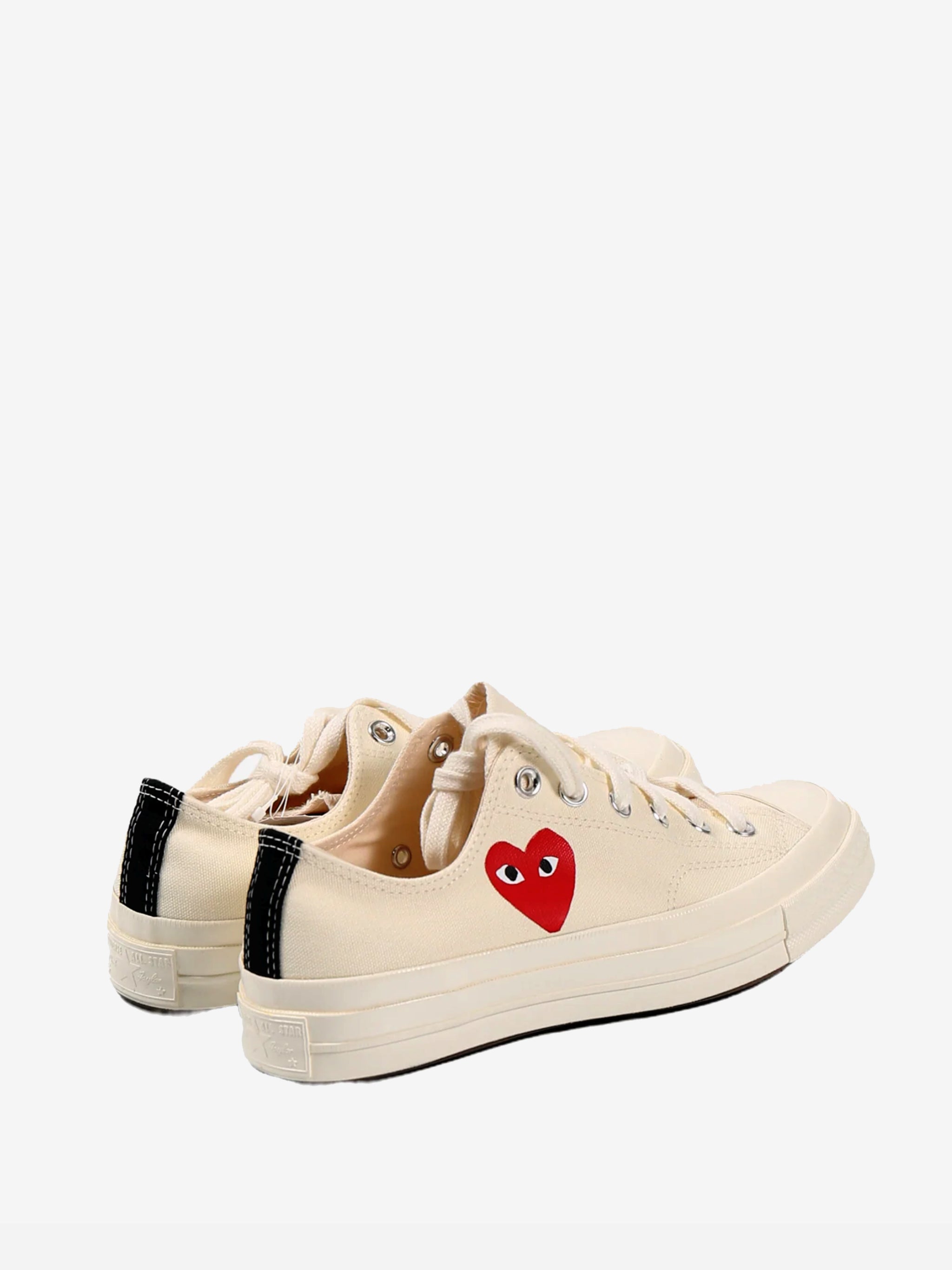 COMME DES GARCONS PLAY X CONVERSE Chuck Taylor 70 Small Red Heart Low Top Sneakers