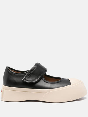 MARNI - Women Leather Pablo Mary Jane Shoes