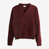 Red sweater, front view