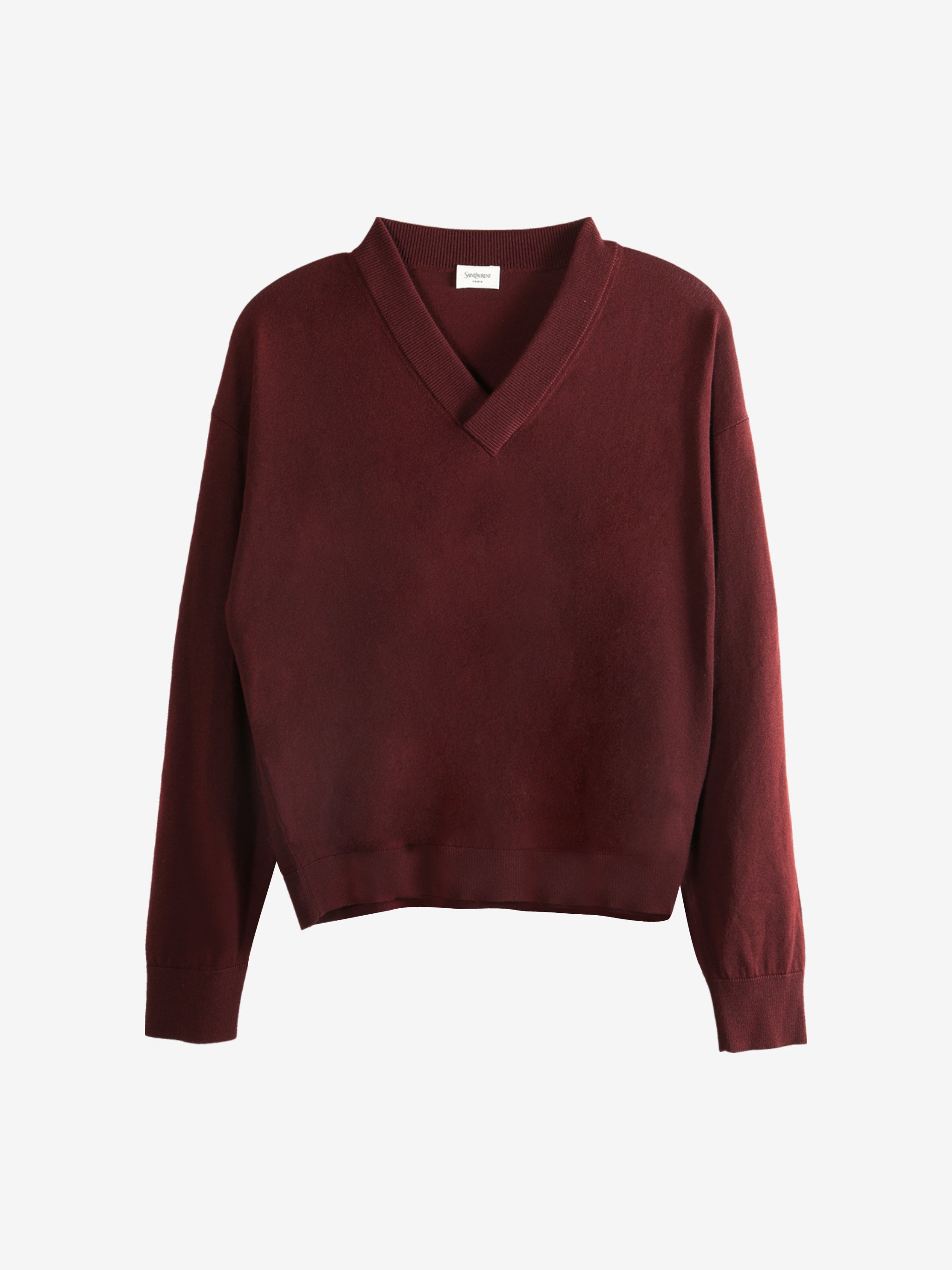 Red sweater, front view