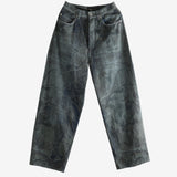 Blue jeans, front view