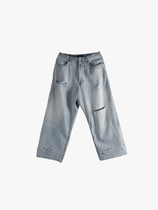 Blue pant, front view