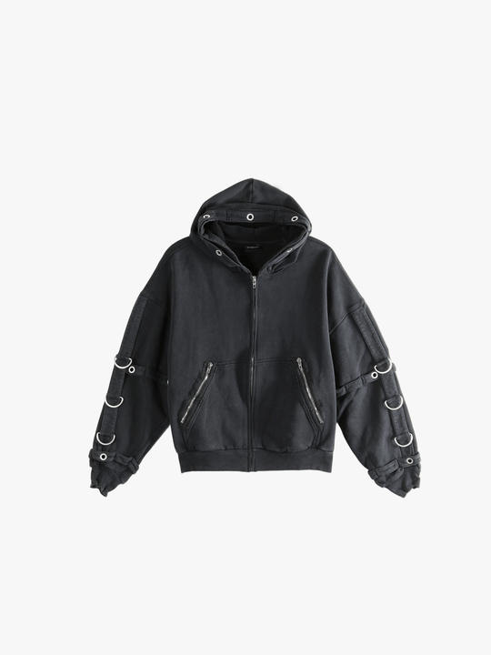 Black jacket,front view