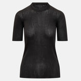 JIL SANDER - Women Ribbed Crewneck T-Shirt