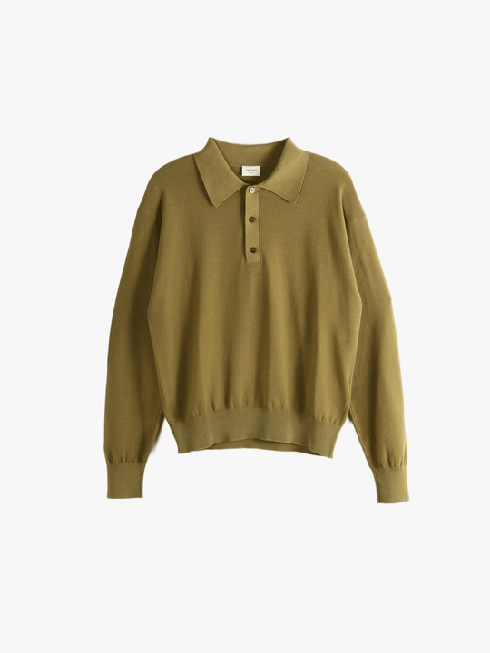 Green sweater , front view