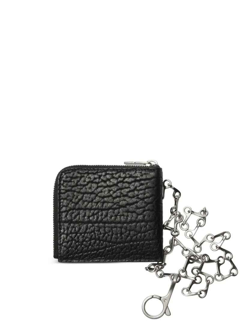 BURBERRY Men Leather Chain Wallet