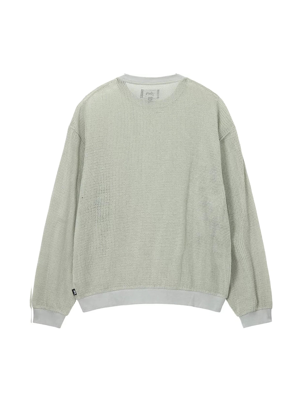 STUSSY - Men Cotton Mesh Long-Sleeve Crew Top