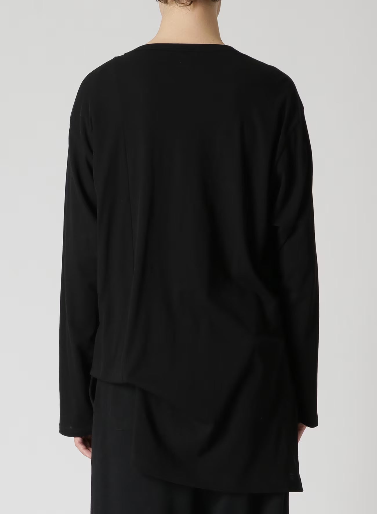 YOHJI YAMAMOTO POUR HOMME Men Asymmetric Long Sleeve Tee – Atelier