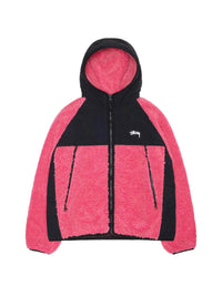 STUSSY - Men Sherpa Paneled Hooded Jacket