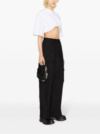 ALEXANDER WANG - Women Logo Elastic Cargo Rave Pants