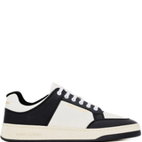 SAINT LAURENT - Men SL/61 Smooth Grained Leather Low-Top Sneakers