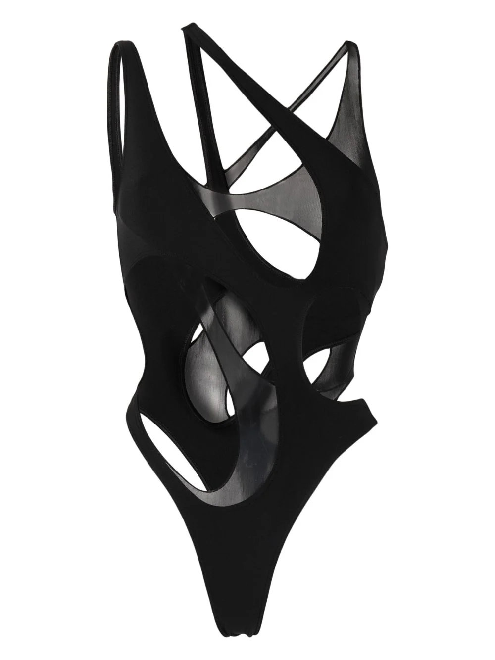 black top，front view