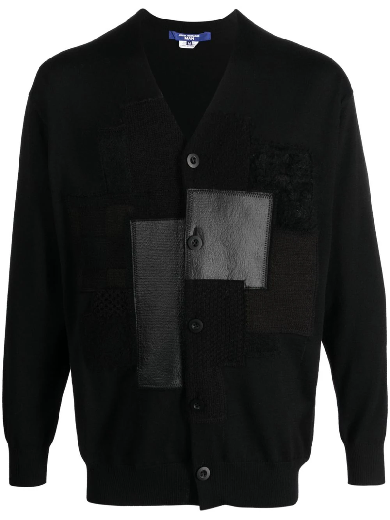 Mens hotsell patchwork cardigan