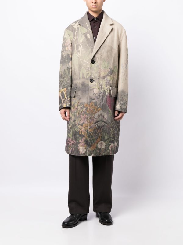Shop Louis Vuitton Men's Grey Trench Coats