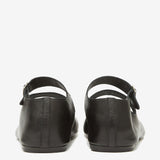 Black shoes, back view