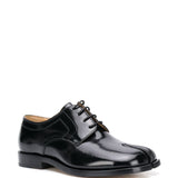 black shoes, side view