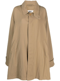 MM6 Women Single Breasted Trench Coat