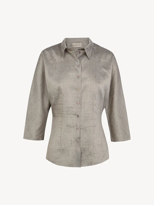 Grey shirts, front view