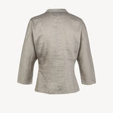 Grey shirts, back view