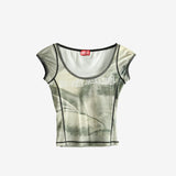 Green top,front view