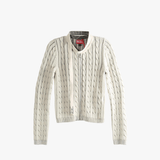 tan sweater , front view