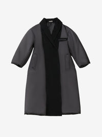 Black coat,front view