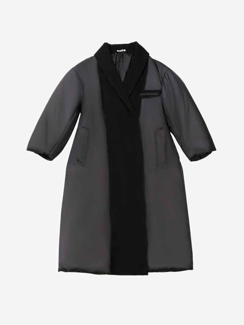 Black coat,front view
