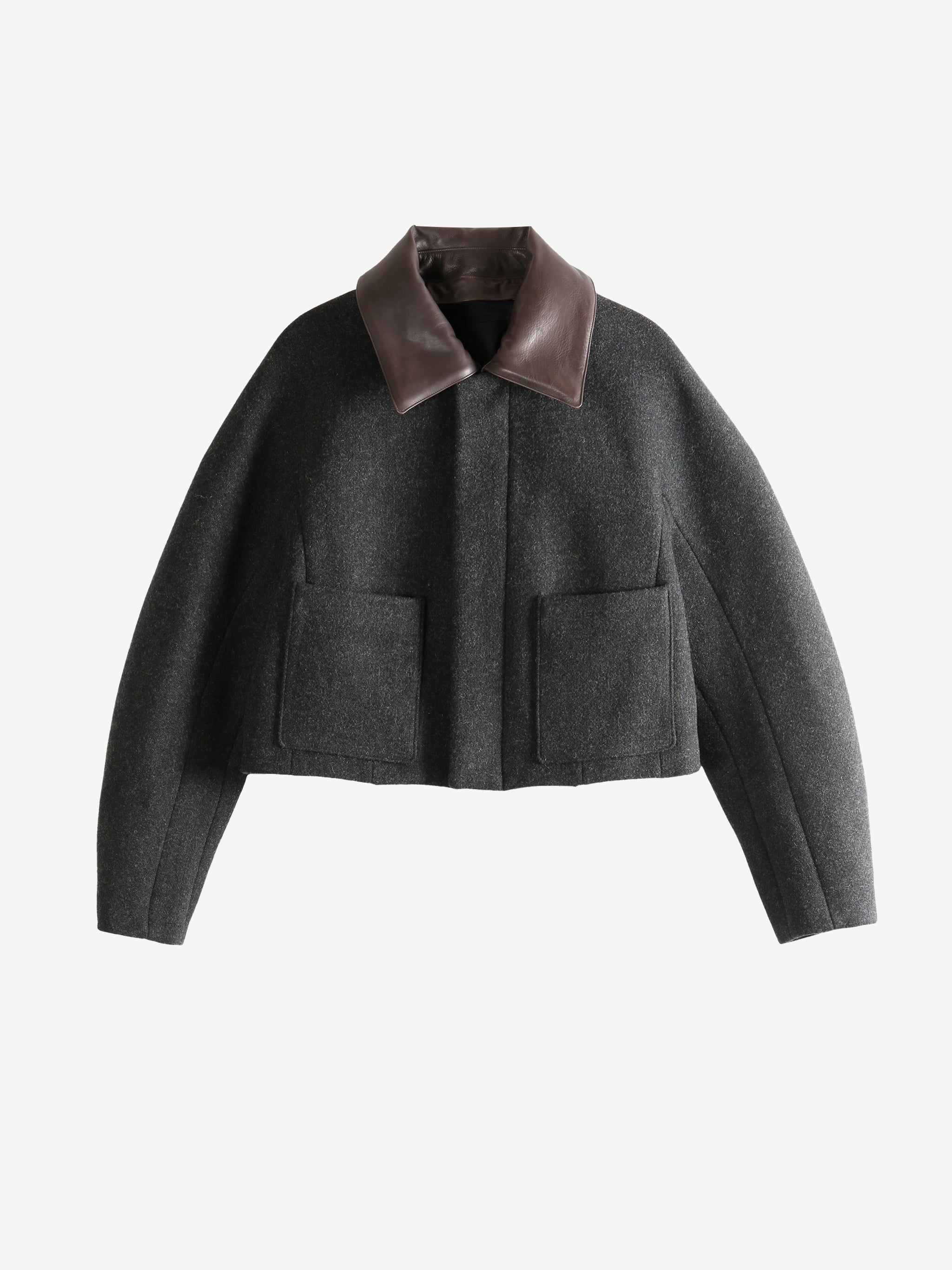 AURALEE - Women Shetland Wool Double Cloth Jacket – Atelier New York