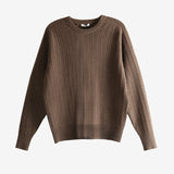 Brown knitwear,front view