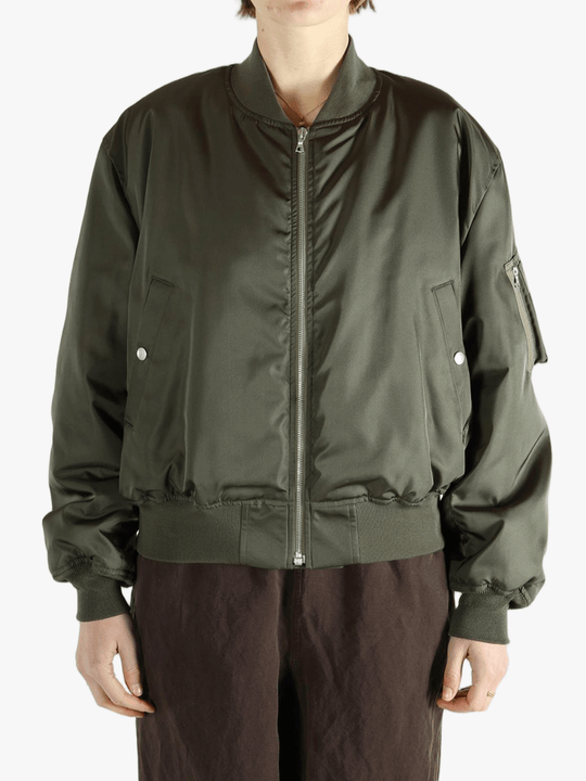 AURALEE - Women High Density Silk Twill Flight Blouson – Atelier AURALEE - Women High Density Silk Twill Flight Blouson – Atelier