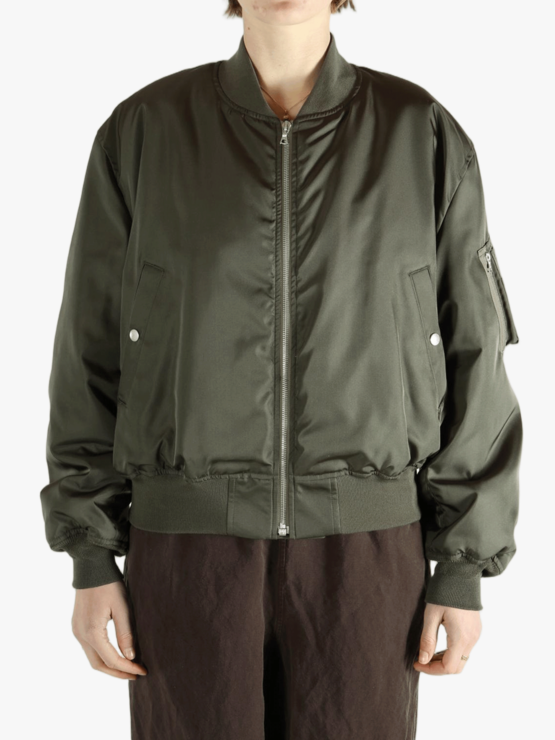 ジャケット・アウター AURALEE HIGH DENSITY SILK FLIGHT BLOUSON HIGH DENSITY SILK TWILL FLIGHT BLOUSON - AURALEE Official Website