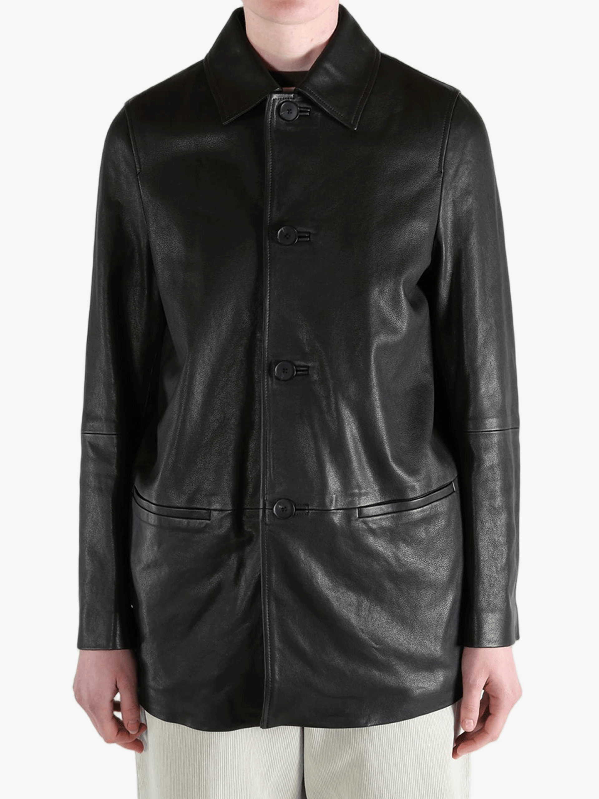 AURALEE - Women Textured Lamb Leather Blouson – Atelier New York