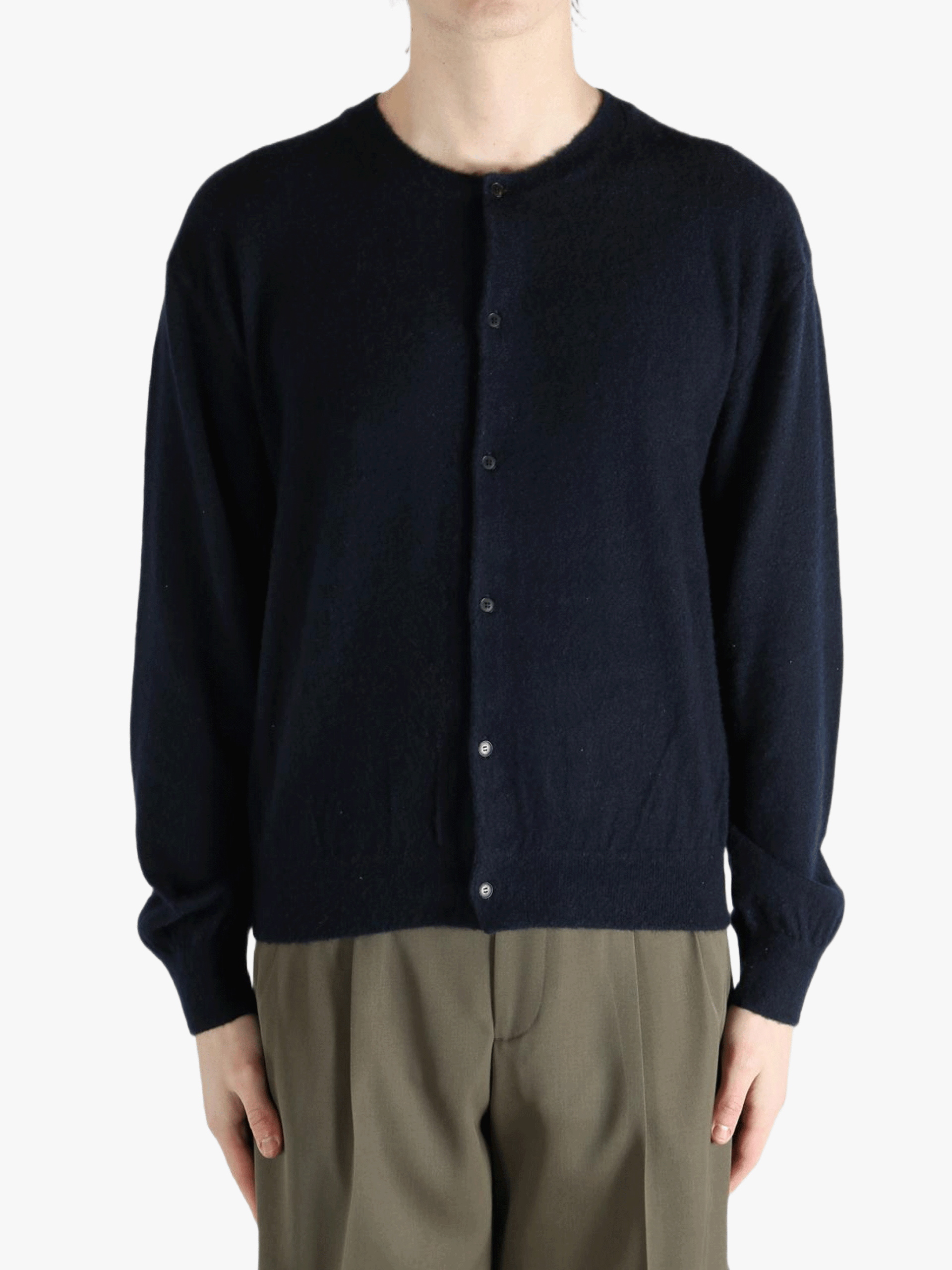 AURALEE - Men Brushed Cashmere Cotton Knit Cardigan – Atelier New York