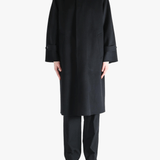 Black coats, full body view