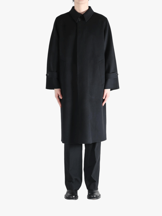 Black coats, full body view