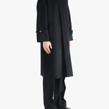 Black coats, full body view