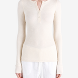 Tan top worn by a person, showing the top fit