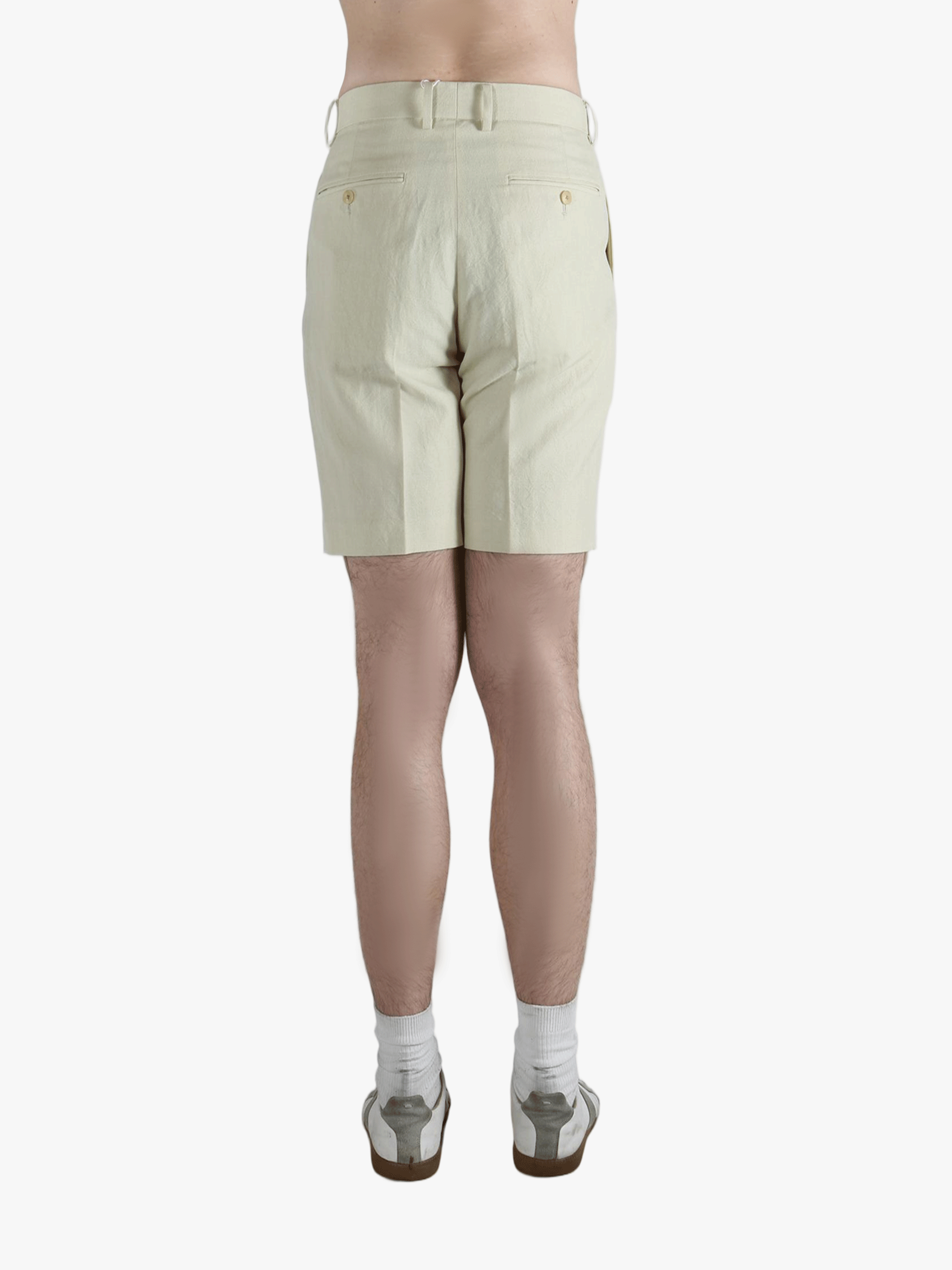 AURALEE - Men Wool Cotton Linen Ox Shorts – Atelier New York AURALEE - Men Wool Cotton Linen Ox Shorts – Atelier New York