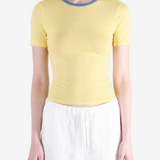 AURALEE - Women Hard Twist High Gauge Wool Silk Knit Tee