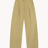Brown pants, back view