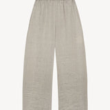 Grey pants, back view