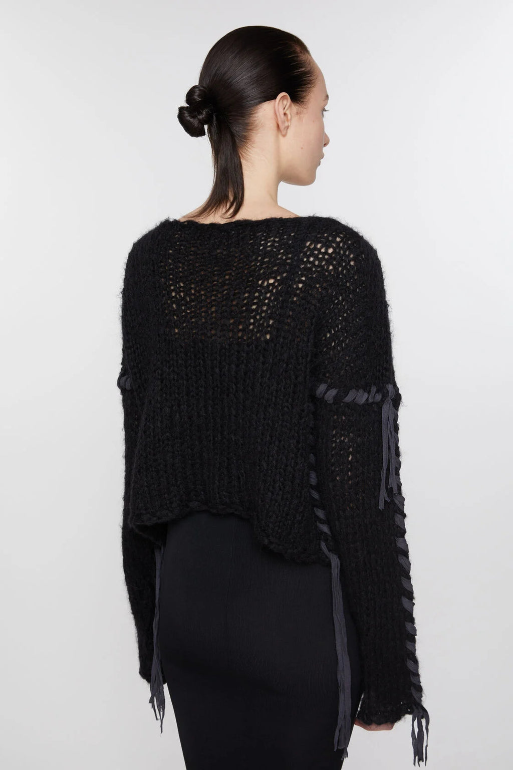 ACNE STUDIOS - Women Lacing Knit Jumper