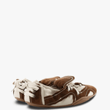 Brown shoes, side view