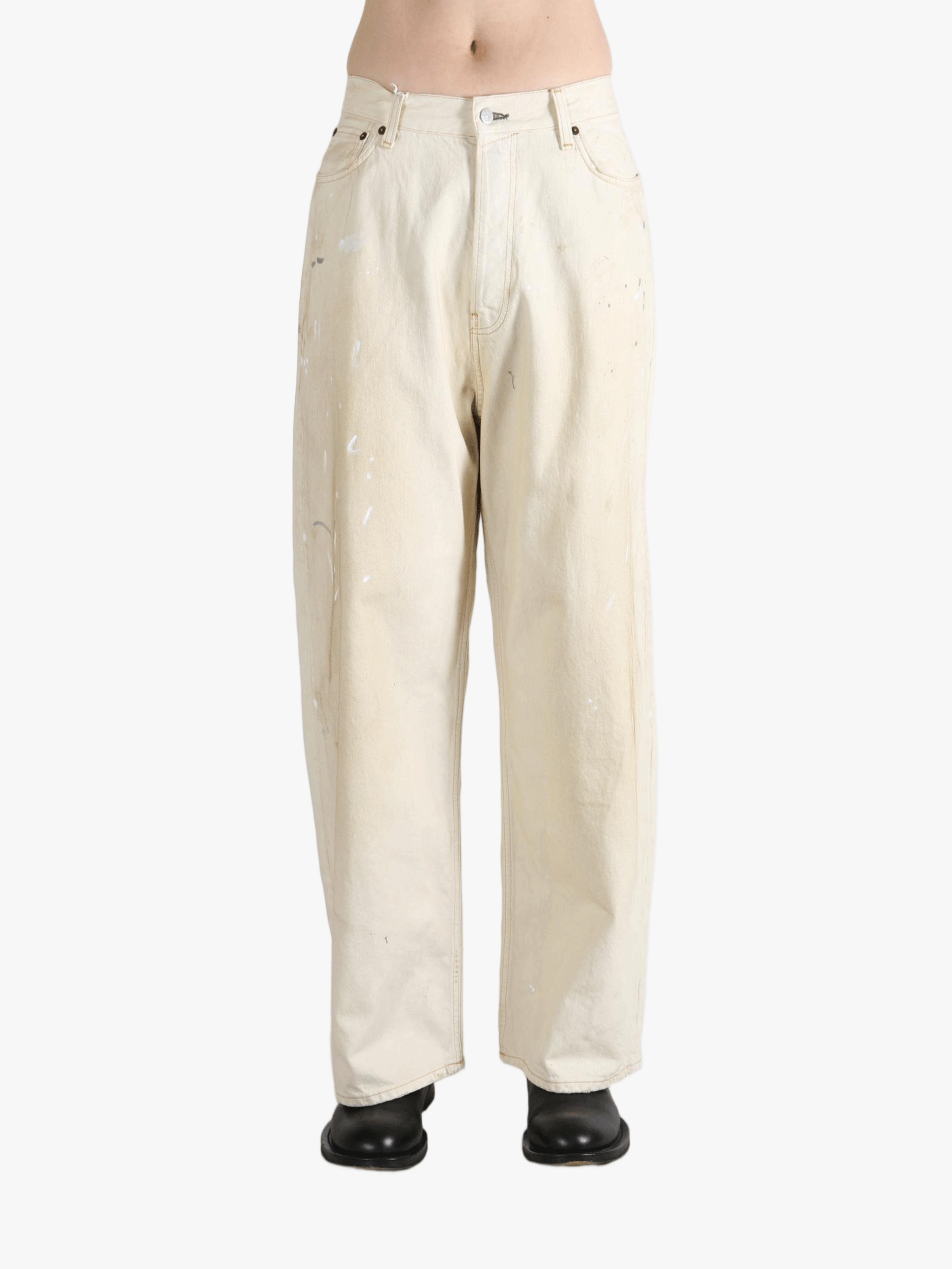 White pants, front view