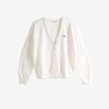 White knitwear, front view