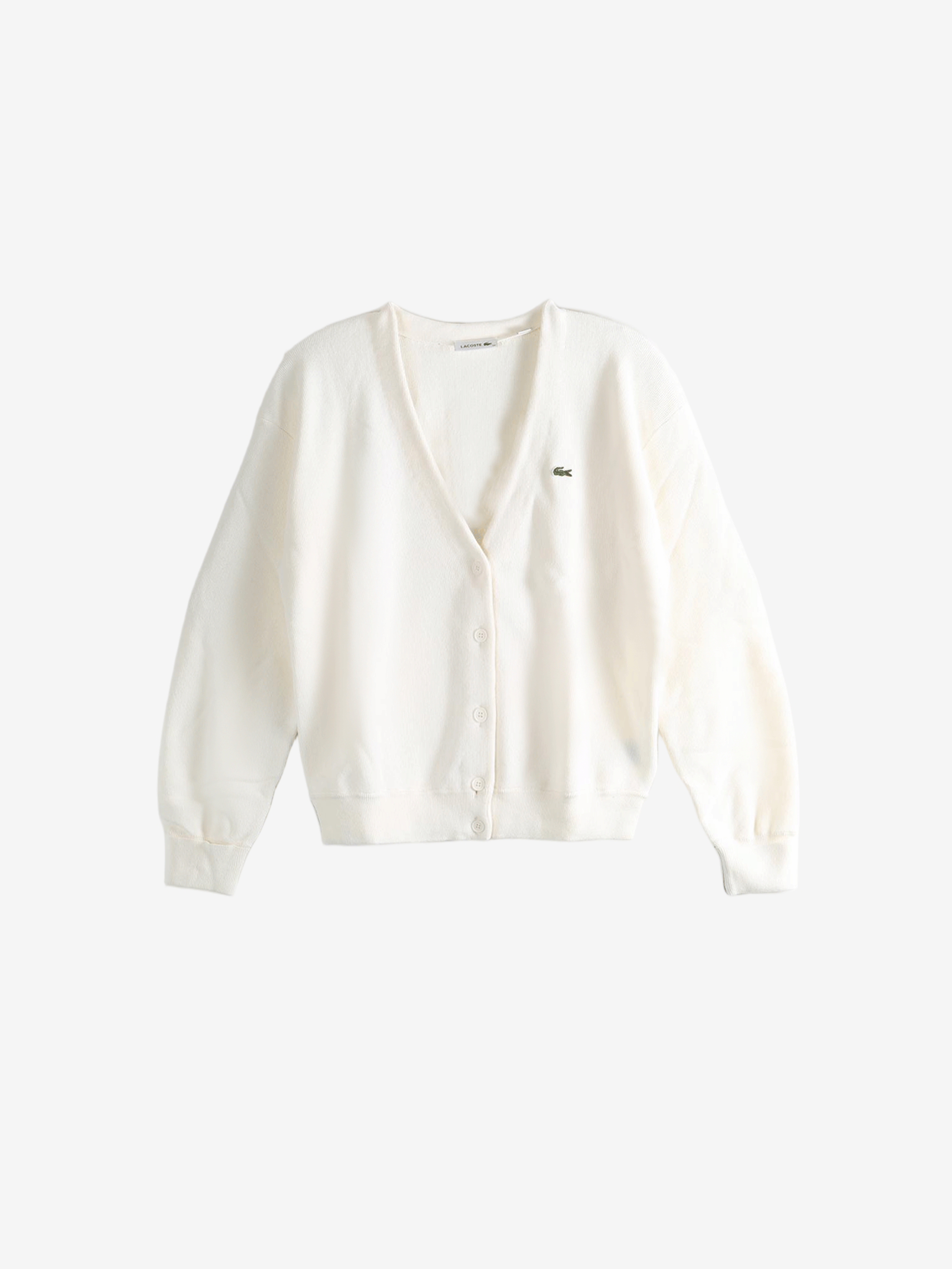 White knitwear, front view