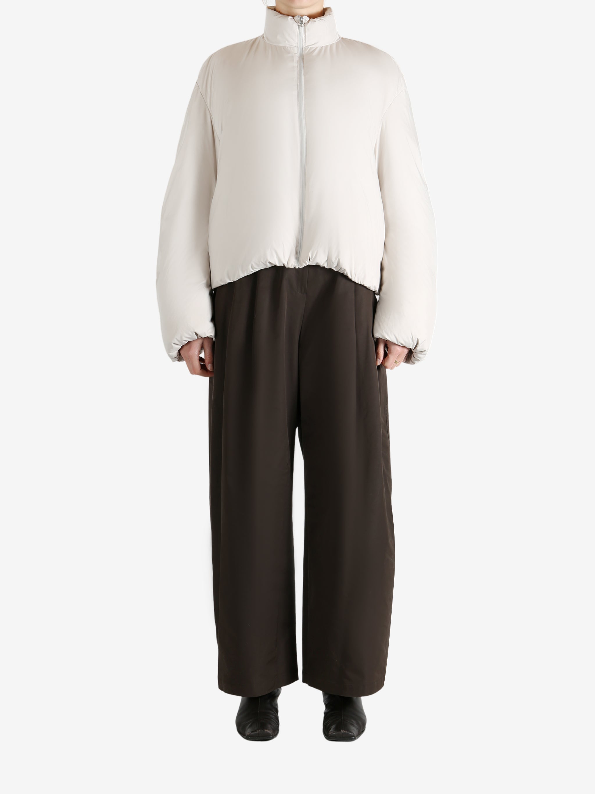 White jumper,full body view