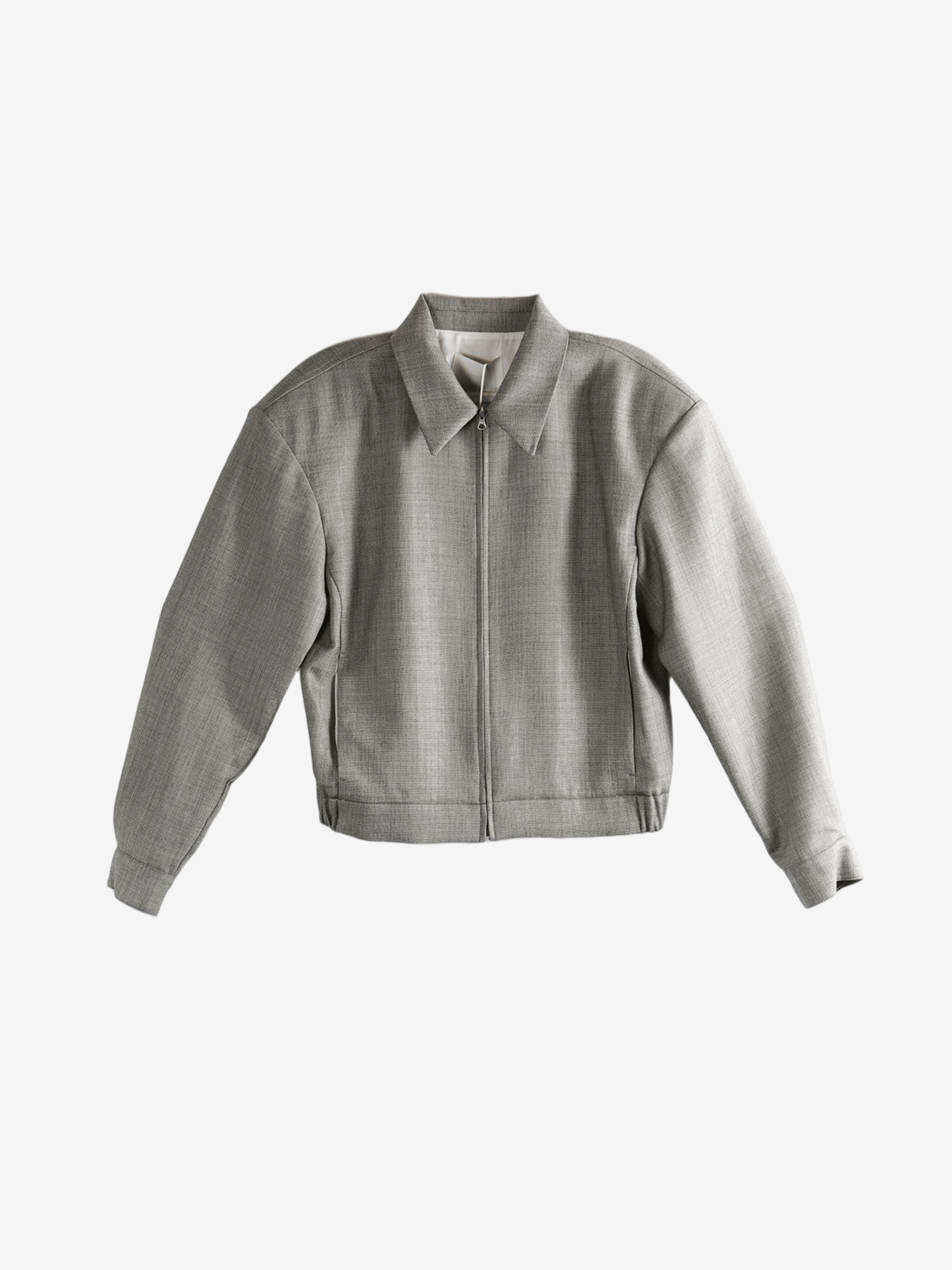 Grey jacket, front view